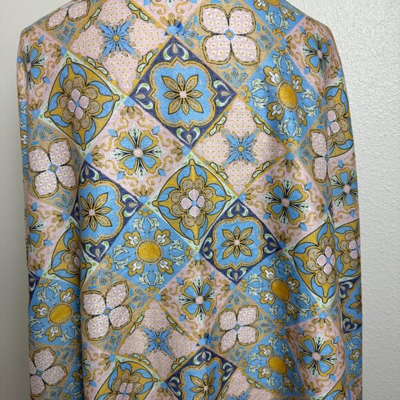 100% Viscose Floral Scarf Shawl Like NEW - Picture 3 of 8